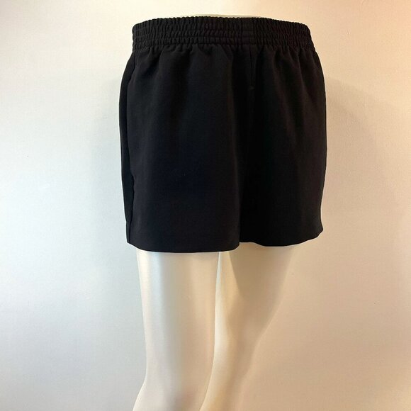 Wilfred Women's Black Elastic Waist Mini Shorts - Size Small - Picture 1 of 3